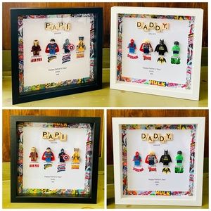 Father’s Day Superhero Shadow Box